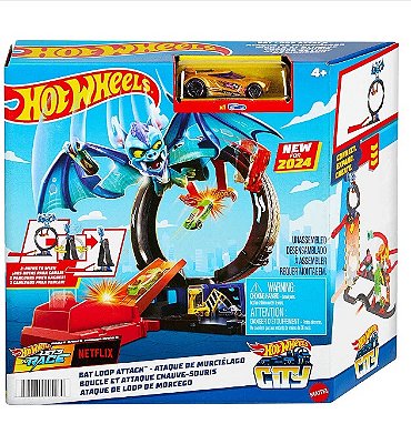 Pista Hot Wheels City Ataque do Morcego HTN78 - Mattel