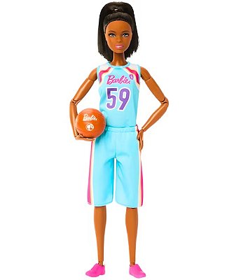 Boneca Barbie Profissões I Can Be Esportista Jogadora de Basquete HKT71 - Mattel