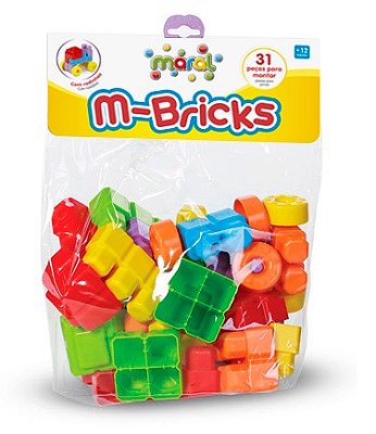 Blocos de Montar MBrick 31 Peças 4053 - Maral