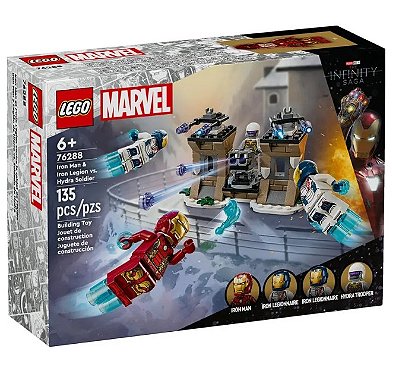 Lego Marvel Homem de Ferro e legião de Ferro Vs Soldado da Hydra 76288 - LEGO