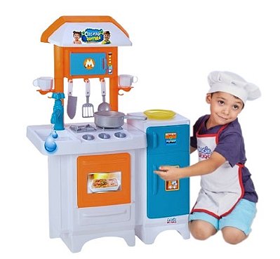 Cozinha Completa Azul com Água 8066 - Magic Toys