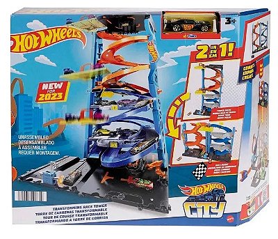Hot Wheels City Pista Torre de Corrida Dupla 2 em 1 HKX43 - Mattel