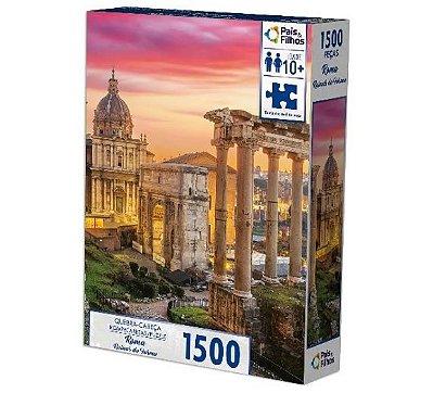Quebra-Cabeça 1500 Peças Roma Ruínas do Fórum 792472 - Pais & Filhos