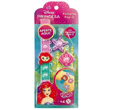 Pulseira Pop it Princesas Disney Ariel 54086 - Toyng