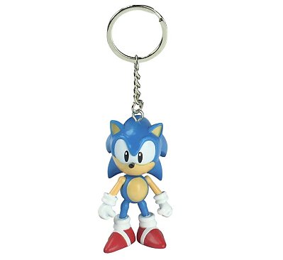 Chaveiro Boneco Sonic 3D Clássico Sortido BBRS028 - BBR Toys