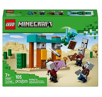 Lego Minecraft A Patrulha de Illagers no Deserto 21267 - LEGO