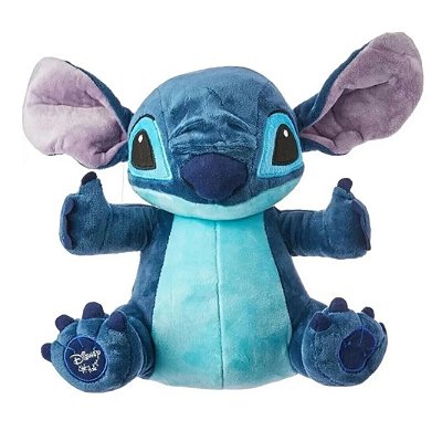 Pelúcia Disney Stitch Clássico com Mecanismo de Luz e Som BR2350 - Multikids