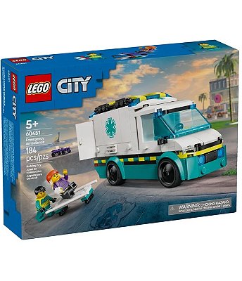 Lego City Ambulância de Emergência 69451 - LEGO