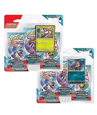 Pokémon Blister Triplo Amigos de Jornada Yanma e Scraggy 35371 - Copag