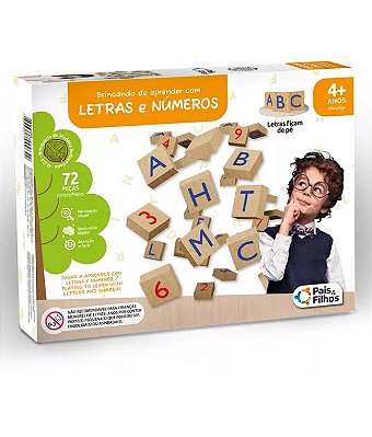 Brincando de Aprender com Letras e Números 10779-1 - Pais & Filhos