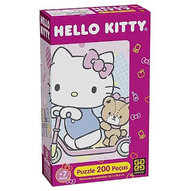 Quebra-Cabeça 200 Peças Hello Kitty 4677 - Grow