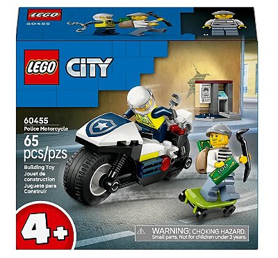 Lego City Perseguição com Motocicleta da Polícia 60455 - LEGO