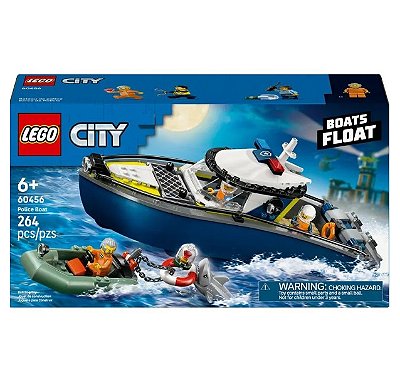 Lego City Perseguição com Barco da Polícia 60456 - LEGO