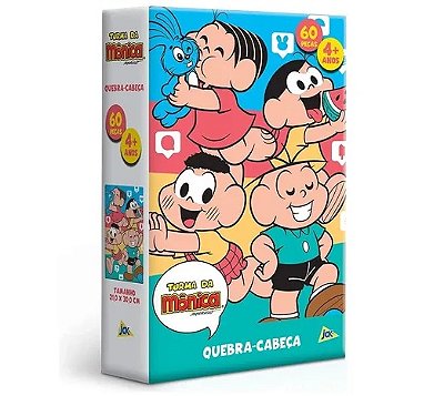 Quebra-Cabeça 60 Peças Turma da Mônica 3083 - Toyster