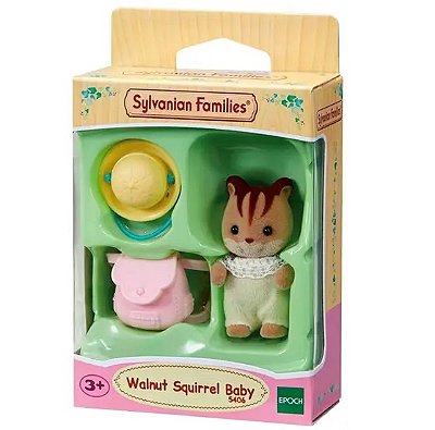Sylvanian Families Bebê Esquilo Noz 5406 - Epoch Magia