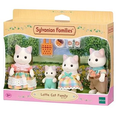 Sylvanian Families Família dos Gatos de Leite 5738 - Epoch Magia