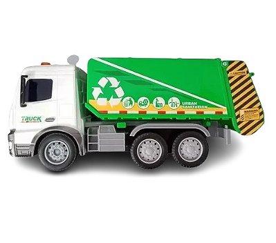 Caminhão Coletor de Lixo com Luz e Som 24cm CF24350 - Zippy Toys
