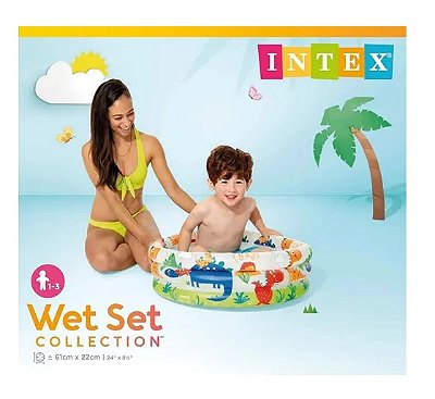 Piscina Inflável Dinossauro 28L 57106 - Intex