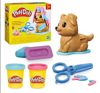 Play Doh Mini Kit Veterinário F7908 - Hasbro