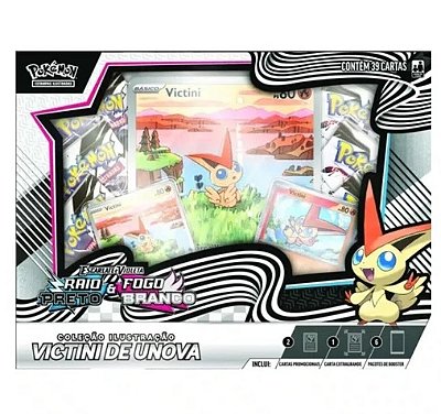 Pokémon EV10.5 Box Coleção Victini de Unova 35909 - Copag
