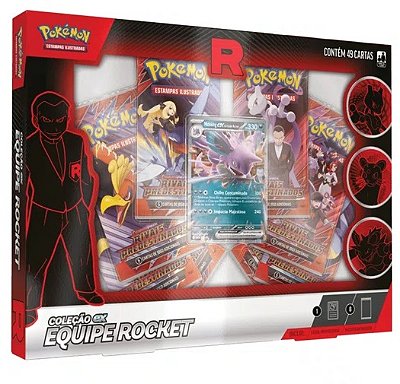 Pokemon Box EX Equipe Rocket 35880 - Copag