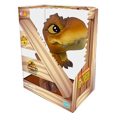 Baby Dinos T-Rex Marrom Jurassic World Universal 1466 - Pupee