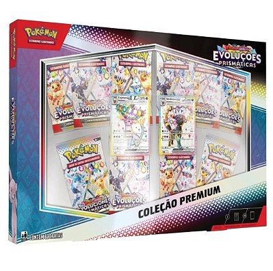Pokémon Box EV8.5 Coleção Premium Evoluções Prismáticas 35260 - Copag