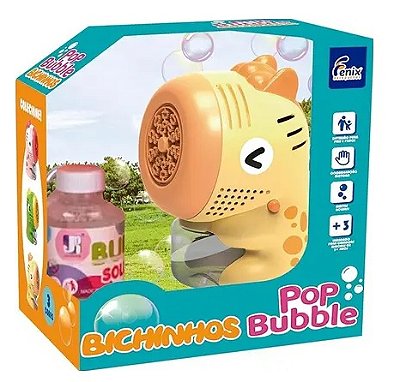 Máquina de Bolhas Pop Bubble Animalzinho Amarelo Pop-303A - Fênix