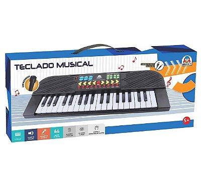 Teclado Musical Infantil 6501 - Braskit
