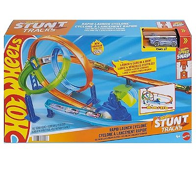 Hot Wheels Pista Action Ciclone de Lançamento Rápido JHK73 - Mattel