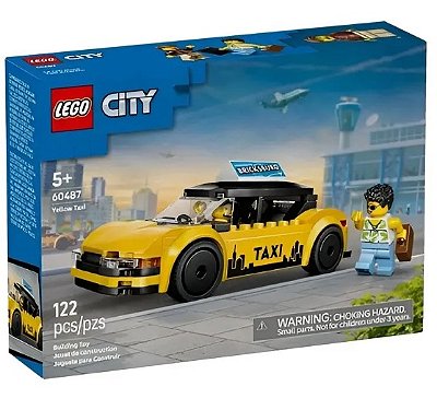 Lego City Táxi Amarelo 60487 - LEGO