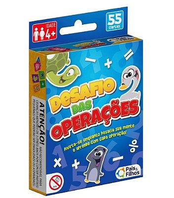 Jogo Desafio das Operações Cartas 792949-1 - Pais & Filhos
