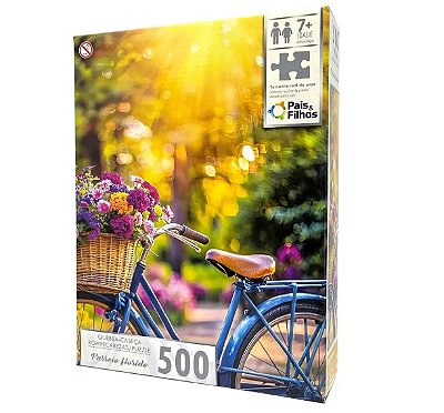 Quebra-Cabeça 500 Peças Passeio Florido 793609-1 - Pais & Filhos