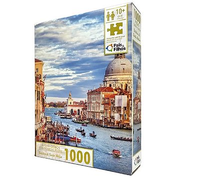 Quebra-Cabeça 1000 Peças Basílica de Santa Maria Veneza 793610-1 - Pais & Filhos
