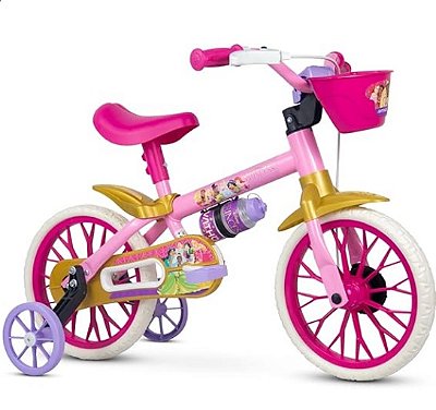 Bicicleta Aro 12" Princesas Disney - Nathor
