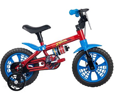 Bicicleta Aro 12" Spiderman Homem-Aranha - Nathor