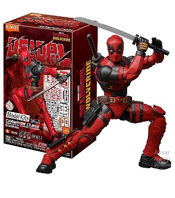 Blokees Boneco Marvel Infinity Saga Champion Class Deadpool 81116 - Polibrinq