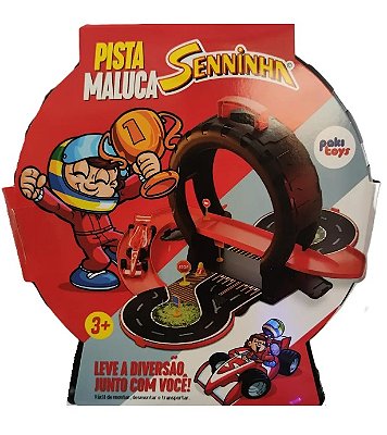 Maleta Pista Maluca Senninha 2036 - Pakitoys