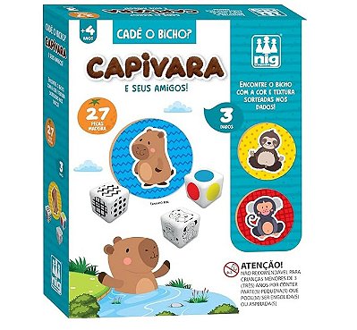 Jogo Cadê o Bicho Capivara e seus Amigos 0238 - Nig