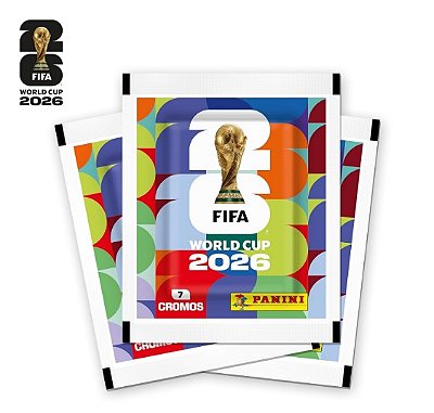 Kit com 10 Pacotes de Figurinhas da Copa 2026 - Panini