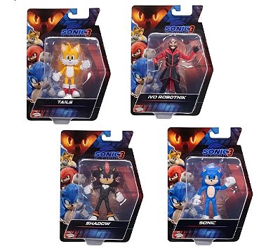 Figura Articulada 5" Sonic Filme 3 Sortidas 4412 - Sunny