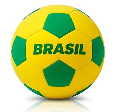 Bola de Futebol EVA Infantil Brasil Copa do Mundo 3861 - Líder Brinquedos