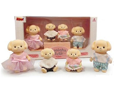 Casinha Feliz Família dos Cachorrinhos ZP01416 - Zoop Toys