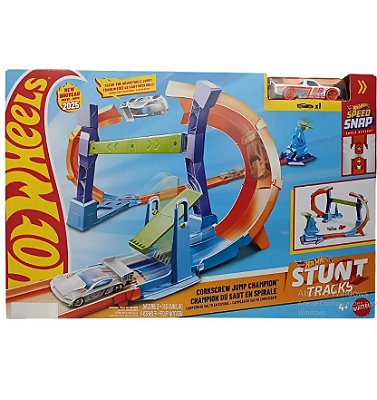 Hot Wheels Pista Campeonato Campeões de Salto em Espiral GBF81/JFH36 - Mattel