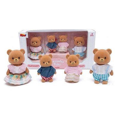 Casinha Feliz Família Urso ZP01417 - Zoop Toys
