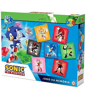 Jogo da Memória Sonic 4002 - GGB Brinquedos
