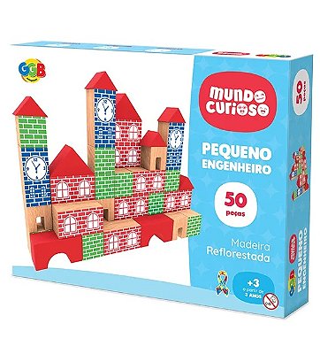 Pequeno Engenheiro 50 Peças 464 - GGB Brinquedos