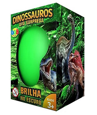 Dinossauro Ovo Surpresa Brilha no Escuro 433 - GGB Brinquedos