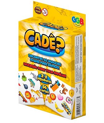 Jogo de Cartas Cadê? 1059 - GGB Brinquedos