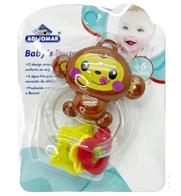 Mordedor Chocalho Bebê Baby Macaco 500958 - Adijomar